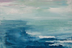 Havet, 30x30, olja på duk, såld
