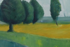 Bulliga träd, 50x60, olja på duk